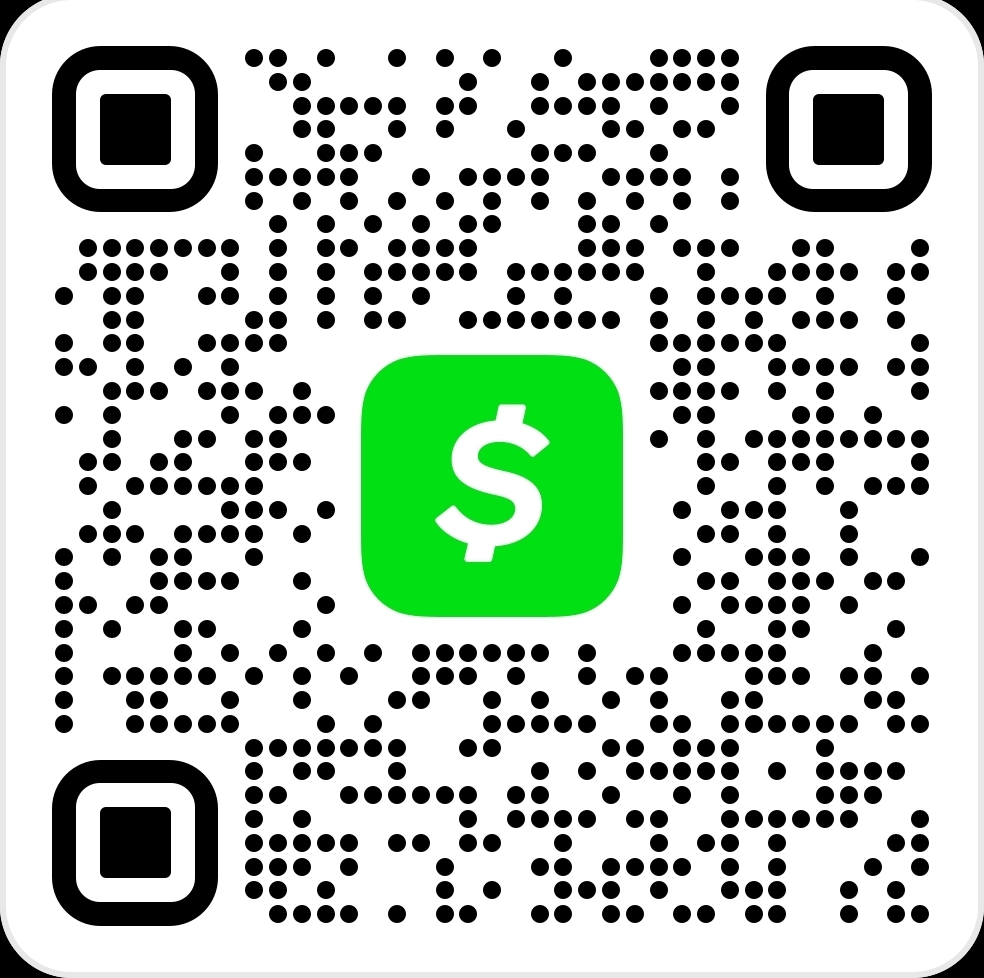 Cash App QR code to donate to AI Upscale